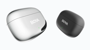 (New Arrivals)BOYA mini 2 Wireless Lavalier Microphone Original AI Noise Cancelling Mic for Vlogging iPhone Android PC