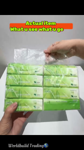 8packs/carry Double Layer Virgin Wood Pulp Tissue Soft Facal Tissue