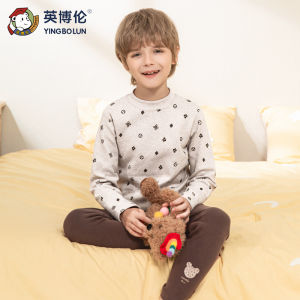YINGBOLUN | Warmth Enhanced Cotton Thermal Underwear Set
