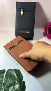 Bao da túi ví cầm tay đựng điện thoại đeo ngang hong - T0413