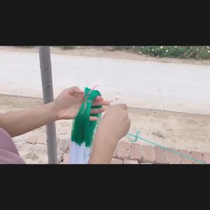 ตาข่ายปลูกพืชผัก โครงไม้เลื้อย ค้างปลูกผัก อวนปลูกผัก ตาข่ายอวน ค้างแตง ไม้เลื้อย ตาข่ายไนล่อน สูง 2 เมตร x ยาว 100 เมตร