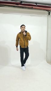 Pakaian Pria Jaket Parka Taslan Premium Jaket Outdoor Windbreaker Hoodie