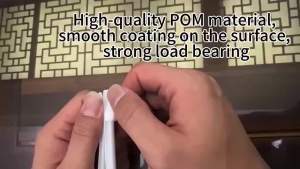 50pcs White Plastic Curtain Hooks Adjustable Curtain Clip Hooks Suitable for Curtains Door Curtains and Shower Curtains
