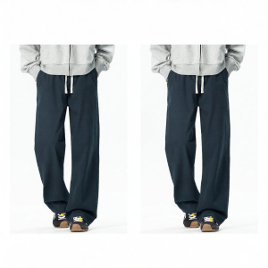 BALENO | American Retro Casual Mens Trousers Loose Straight