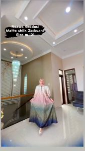 Gamis Nazwa Gradasi Matte Shilk Jackuard