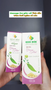Tinh dầu Tràm Huế Ngâm Củ Nén Hoa Nén - Chuẩn VietGAP - An toàn cho bé sơ sinh - 50ml