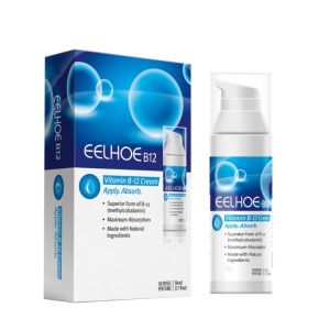 Eelhoe Vitamin B12 Cream Relieves Redness and Itching Antipruritic Repair Skin Care Cream Body Hydrating Brightening Refreashing Facial Body Skincare Cream Portable Ointment