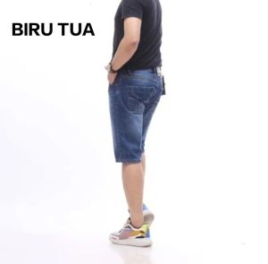 Celana Jeans Pendek Louis Martine 100% Denim Cowok Terbaru