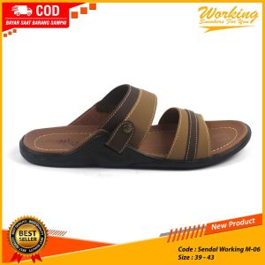 sandal slop pria ban dua