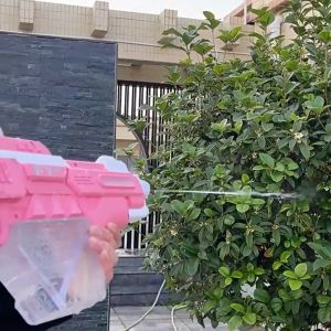 ปืนดูดน้ำอัตโนมัติ นาดใหญ่ ปืนดูดน้ำไฟฟ้าต่อเนื่อง เครื่องดนตรี ปืนฉีดน้ำ ระบบทำธุรกรรม ดิฉันเล่น สร้างเสียง หมดเสียง เปิดกล่าว ถุง การเล่นปืนน้ำสงกรานต์ น้ำมัน