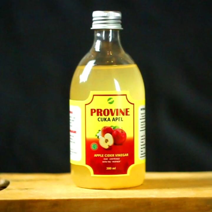 PAKET 3 BOTOL | PROVINE CUKA APEL PREMIUM HALAL & BPOM Apple Cider Vinegar Premium With Mother