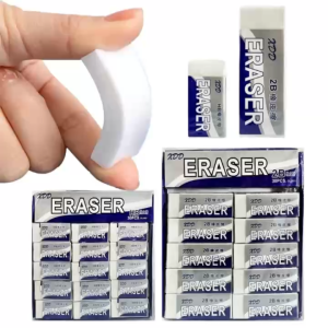 30pcs/pack 2B EraserWhite Erasers For SchoolStationery Supplies JVL