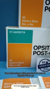 Smith & Nephew Opsite Post-Op Clear Adhensive Waterproof Dressings 66000713 66000712 Postop S&N 1 piece