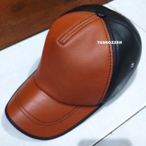 Topi kulit sapi 100% pria model keren