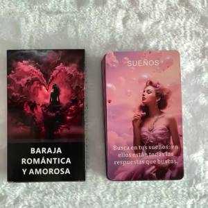 Spanish Love Oracle Cards Romance Oracle Cards Tarot Deck Fortune Telling Toys Prophecy Divination Deck Keywords 12x7cm