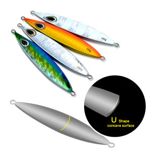 ปลอมล่อปลา Lure สำหรับตกปลาเรือทะเล SLOW JIG น้ำหนัก 56G 100G 170G ปลอมล่อปลากลางแจ้งสำหรับตกปลาในทะเล