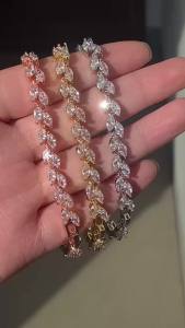 ZAKOL Sáng Bóng AAA Zirconia Vòng Tay Nữ Có Thẻ Phước Lành Sinh Nhật Ngày Lễ Tình Nhân Kỷ Niệm Món Quà Trang Sức Thời Trang