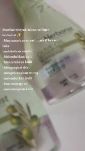 Herborist Minyak Zaitun Collagen 150ml / 75ml | Minyak Pijat Urut Aroma Terapi Olive Oil + Collagen