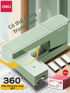 deli | Rotating Labor-saving Heavy-duty Multi-functional Stapler