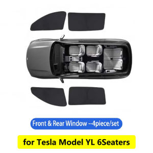 For Tesla New Model Y YL 2026 Sun Shade Front Rear Side Window Privacy Sunshade Windshield Visor Outdoor Camping Blind Shading