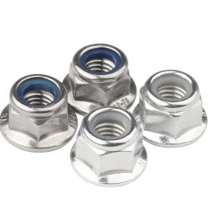 GUWANJI | SS304 Nylon Insert Flange Locking Nut
