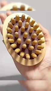 ItemMart Air Cushion Meridian Dredging GuaSha Brush Scraping Beauty Brush For Body Abdomen Legs Back Arms