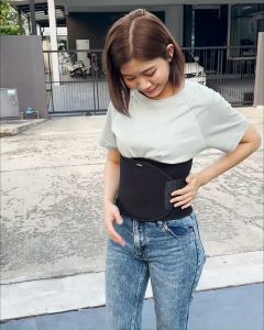 OML Welly-I ผ้ารัดหน้าท้อง เบิร์นเหงื่อ & เก็บพุง ใส่เสื้อแล้วดูดี เสริมยางนีโอพรีน รับประกันสินค้า สายรัดหน้าท้อง