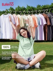 BALENO | Baniluo womens pure cotton short-sleeve T-shirt