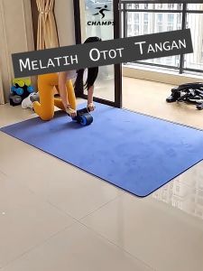 CHAMPS 2 IN 1 Alat Olahraga Pengecil Perut Roller Wheel FREE MATRAS LUTUT Alat Gym Rumahan