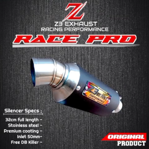 Z3 EXHAUST-KNALPOT ORIGINAL Z3 TYPE RACEPRO METIKKNALPOT RACING MOTOR METIK NMAX AEROX PCX VARIO BEAT MIO