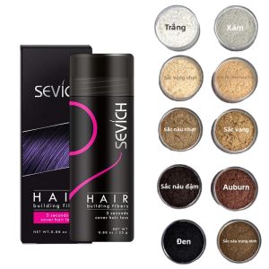 Bột Tạo Kiểu Che Phủ Tóc Rụng Sợi Keratin Tự Nhiên 25G 10 Màu Giúp Mọc Tóc