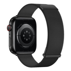 ZUZG Stainless Steel Magnetic Strap Compatible Apple Watch Band Ultra/Ultra2 49mm/Series 11/10/9/8/7/6/5/4/3/2/1/SE 38/40/41/42/44/45/46mmDual Magnetic Clasp Bracelet Metal Mesh Loop for Women Men