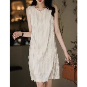 New Spring Versatile Slimming Sleeveless A-Line Dress