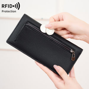 MLZH | RFID Protection Long Wallet Thin Card Holder