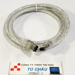 Cáp 1394 2 đầu Firewire 600 (6 PIN) dài 1.8m / Cáp 2 đầu Firewire 6 Pin chất lượng
