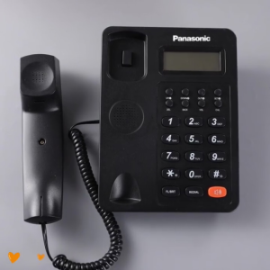 Panasonic KX-TSC8206CIDโทรศัพท์ตั้งโต๊ะแบบมีสาย โทรศัพท์บ้านโรงแรม โทรศัพท์บ้านพร้อมจอ LCD ฟังก์ชั่นโทรซ้ำ อเนกประสงค์