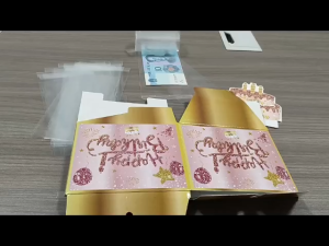 30Pcs Surprise Birthday Cash Gift Box Money Pull-Out Gift Box Birthday Party Supplies