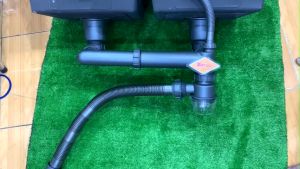 Bộ xả chậu rửa chén Zentos KAG-BXC200 lỗ thoát D110 bộ ống thoát bồn rửa bát bầu lớn siêu bền thoát nước nhanh sử dụng tốt