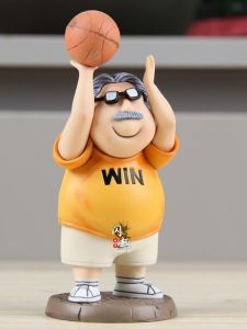 Q Version Hoops Coach Anxi Basketball Anime Figure Collectible Model Birthday Gift ZX Expert Player Statuette Collectors Item