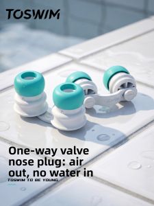 toswim | Unidirectional Valve Anti-Choking and Allergy Protection Nose Clip
