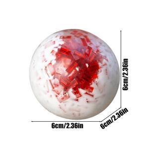 Crunchy Squishy Stress Ball Duals Texture Sensory Toy For Anxiety Relief Fidget Hand Exercise Relax Tress Relieving Relax Toys
