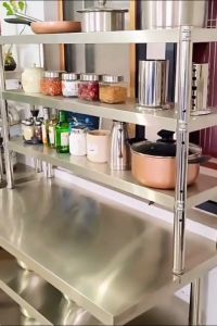 Working Table & Upper Rack