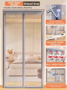 ZTION | Bedroom 2026 New Model No-drill Self-adhesive Mosquito Curtain