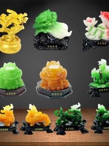 Creative BaiCai Small Fish Pen Lucky Cabbage Large Living Room Decorations New Year Gifts High Alcohol Cabinet Nordic Style Resin