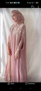 KAFTAN MAHERAH FREE MANSET DAN TURBAN BANDANA