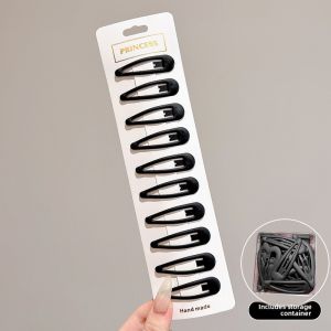 NING ZHOU | Hair Styling Clips for Girls Black