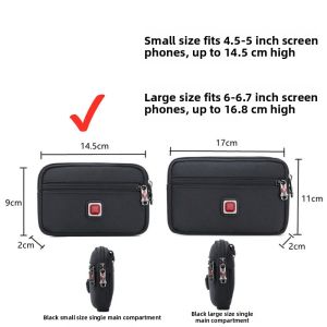 Ultra-Thin Military Knife Phone Bag Crossbody Waist Bag for Men And Women Working at Construction Site Running And Traveling