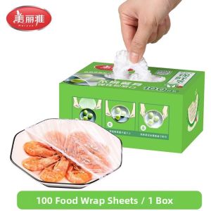 Maryya | Disposable Food Grade Refrigerator Storage Bags Elastic Band
