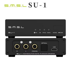 Original SMSL SU1 MQA Audio DAC Hi-Res HIFI Mini Desktop Decoder AK4493S XU316 768kHz/32Bit DSD512 SU1 Hi-Res MQA-CD DAC