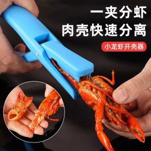 New Spicy Garlic Flavor Shrimp Cracking Tool Kitchen Gadget for Eating Shrimp Removing Shell Crab Crackers Cooking Utensils